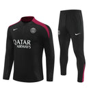 Conjunto Treino PSG 24/25 - Versão Jogador - Preto e bordo