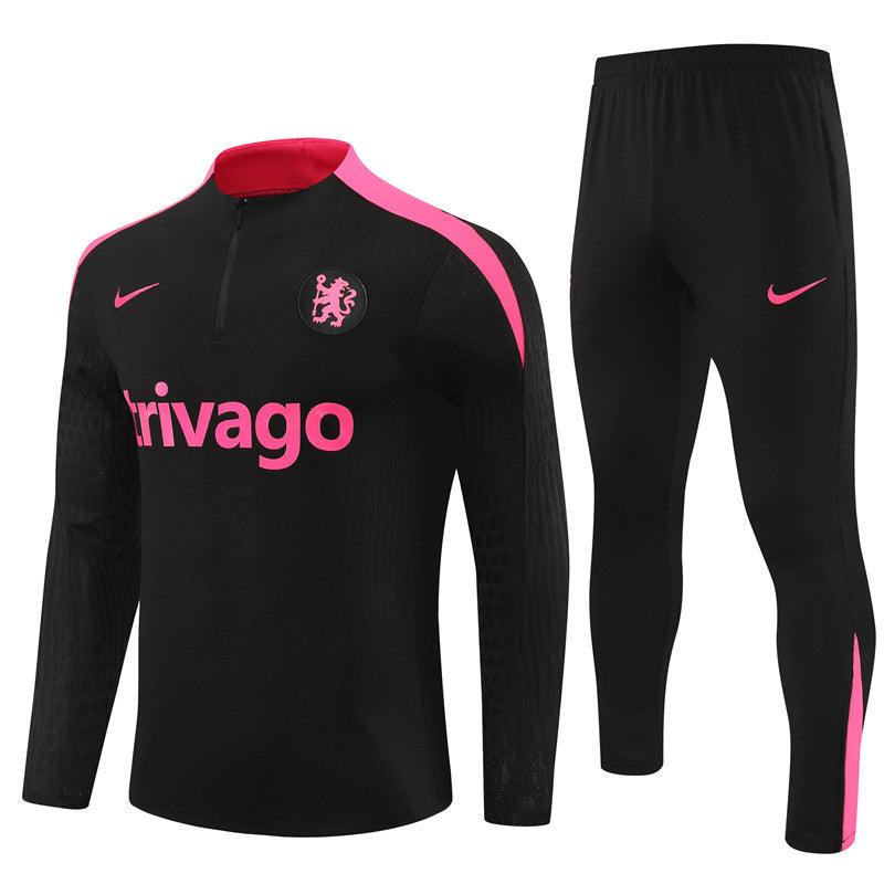 Conjunto Treino Chelsea 24/25 - Versão Jogador - Preto
