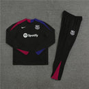 Conjunto Treino Barcelona 24/25 - Versão Jogador - Preto