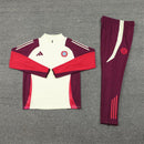 Conjunto Treino Bayern de Munique 24/25 - Branco e bordo