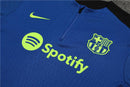 Conjunto Treino Barcelona 24/25 - Versão Jogador - Azul e preto