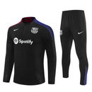 Conjunto Treino Barcelona 24/25 - Versão Jogador - Preto
