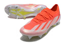 Chuteira Adidas X Crazyfast Messi.1  Ponta de Aluminio Vermelha e Branca "Energy Citrus Pack"