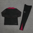 Conjunto Treino PSG 24/25 - Versão Jogador - Preto e bordo
