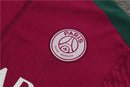 Conjunto Treino PSG 24/25 - Versão Jogador - Bordo e preto