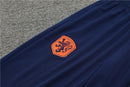 Conjunto Treino Holanda 24/25 - Versão Jogador - Laranja e azul marinho