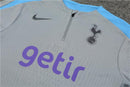 Conjunto Treino Tottenham 24/25 - Versão Jogador - Cinza e chumbo