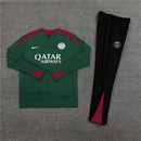 Conjunto Treino PSG 24/25 - Versão Jogador - Verde e preto