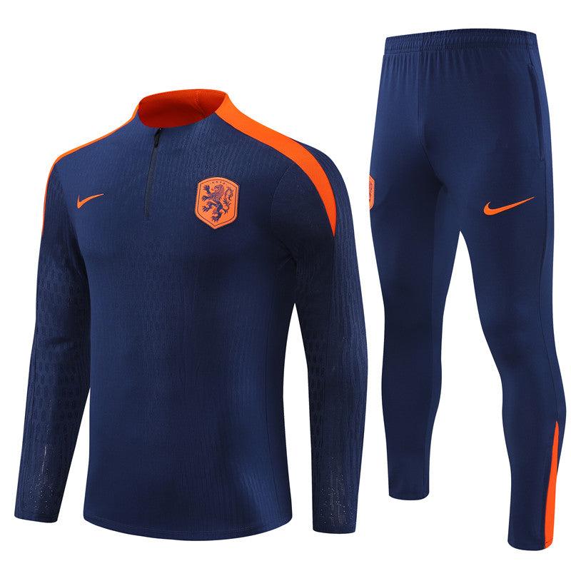 Conjunto Treino Holanda 24/25 - Versão Jogador - Azul marinho
