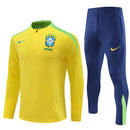 Conjunto Treino Brasil 24/25 - Versão Jogador - Amarelo e azul