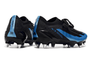 Chuteira Adidas X Crazyfast.1 Ponta de Aluminio Preta e Azul "Bugatti"