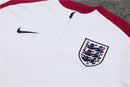 Conjunto Treino Inglaterra 24/25 - Versão Jogador - Branco e azul marinho