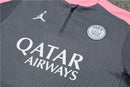 Conjunto Treino PSG 24/25 - Versão Jogador - Cinza, rosa e preto