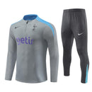 Conjunto Treino Tottenham 24/25 - Versão Jogador - Cinza e chumbo