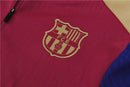 Conjunto Treino Barcelona 24/25 - Versão Jogador - Bordo e azul