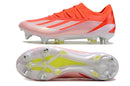 Chuteira Adidas X Crazyfast Messi.1  Ponta de Aluminio Vermelha e Branca "Energy Citrus Pack"