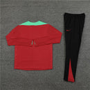 Conjunto Treino Portugal 24/25 - Versão Jogador - Vermelho e preto