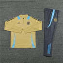 Conjunto Treino Argentina 24/25 - Dourado e cinza
