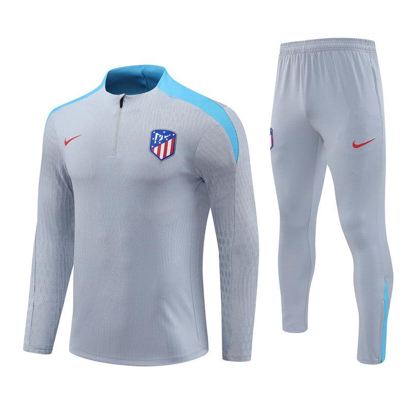 Conjunto Treino Atlético de Madrid 24/25 - Versão Jogador - Cinza