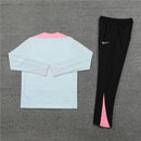Conjunto Treino PSG 24/25 - Versão Jogador - Cinza, rosa e preto