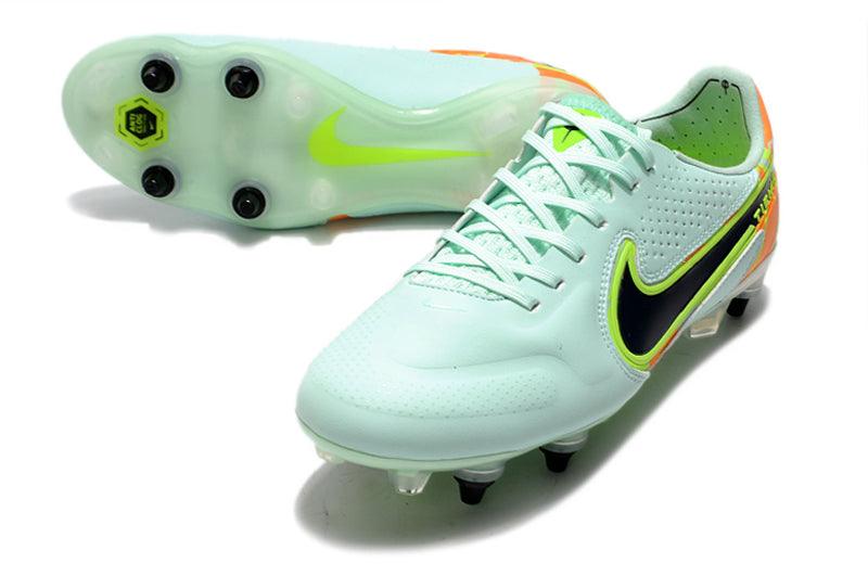 Chuteira Trava Mista Nike Tiempo Legend 9 Elite Trava Mista Verde "Bonded Pack"