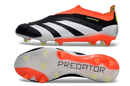 Chuteira Campo Adidas Predator LL Elite FG Preta, Laranja e Branco "Solar Energy"