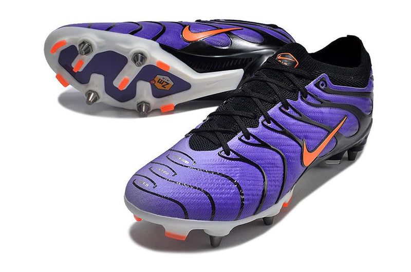 Chuteira Trava Mista Nike Air Zoom Mercurial Vapor 15 Elite Trava Mista Roxa "Air Max TN"