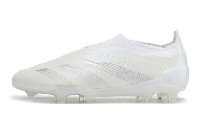 Chuteira Campo Adidas Predator LL Elite FG Branca "Pearlized Pack"