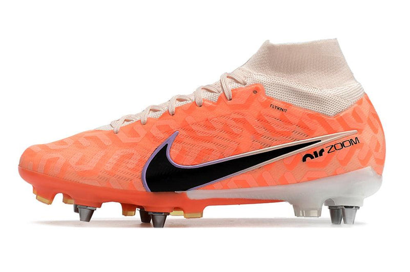 Chuteira Trava Mista Nike Air Zoom Mercurial Superfly 9 Elite Trava Mista Laranja "United Pack"