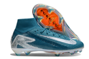 Chuteira Campo Nike Air Zoom Mercurial Superfly 16 Elite FG Branca, Laranja e Preto "Electric Pack"