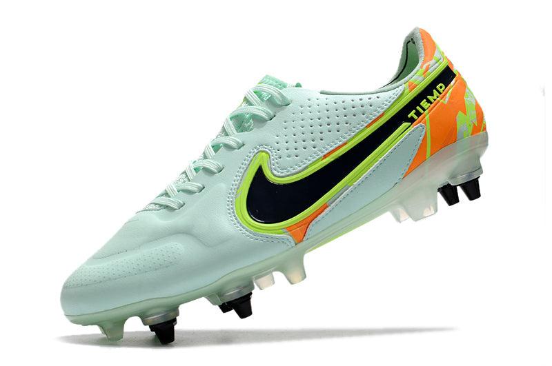 Chuteira Trava Mista Nike Tiempo Legend 9 Elite Trava Mista Verde "Bonded Pack"