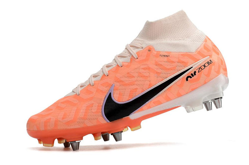 Chuteira Trava Mista Nike Air Zoom Mercurial Superfly 9 Elite Trava Mista Laranja "United Pack"