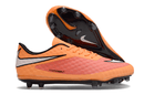 Chuteira Campo Nike Retrô Hypervenom Phantom I FG Laranja, Vermelha, Branca e Preta