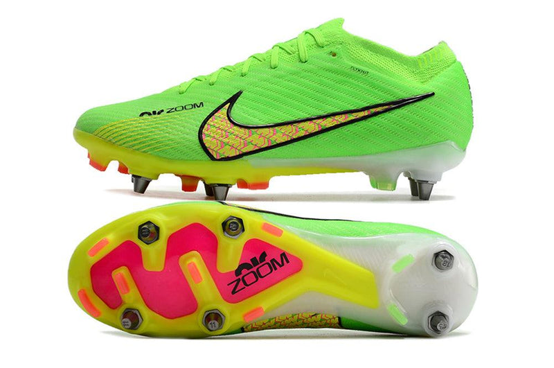 Chuteira Trava Mista Nike Air Zoom Mercurial Vapor 15 Elite Trava Mista Verde