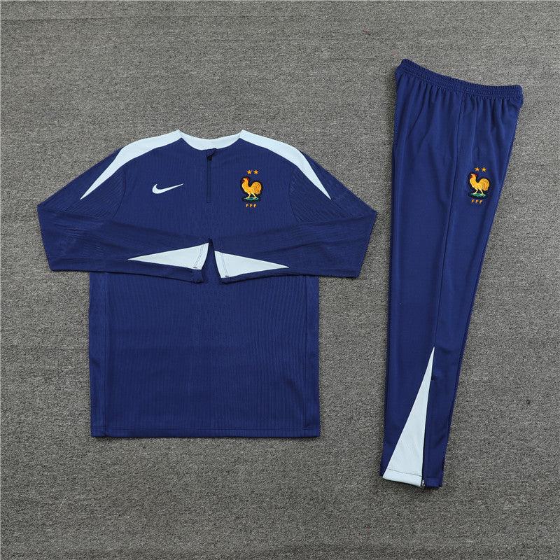 Conjunto Treino França 24/25 - Versão Jogador - Azul marinho
