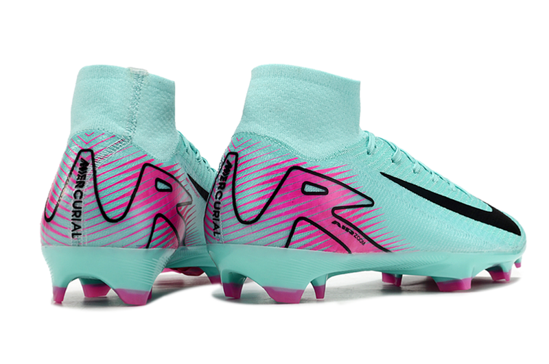 Chuteira Campo Nike Air Zoom Mercurial Superfly 16 Elite FG Branca, Laranja e Preto "Electric Pack"