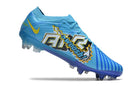 Chuteira Nike Air Zoom Mercurial Vapor 15 Elite Ponta de Aluminio Azul "Mbappe Comic"