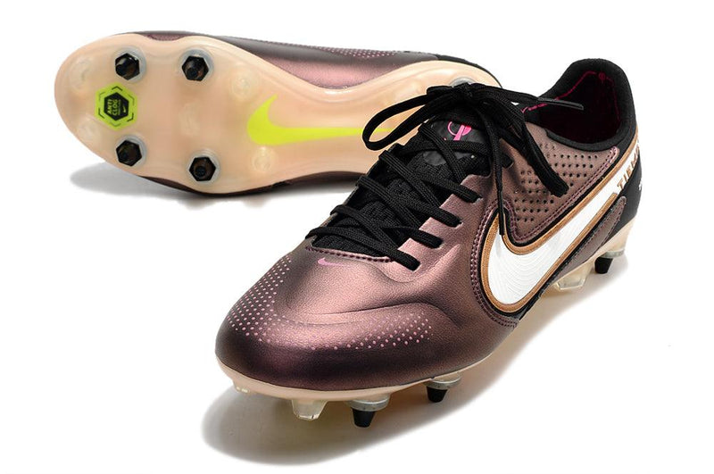 Chuteira Trava Mista Nike Tiempo Legend 9 Elite Trava Mista Cobre "Generation Pack"