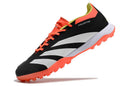 Chuteira Society Adidas Predator Elite TF Preta, Laranja e Branco "Solar Energy"
