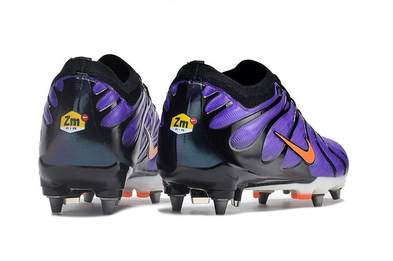 Chuteira Trava Mista Nike Air Zoom Mercurial Vapor 15 Elite Trava Mista Roxa "Air Max TN"