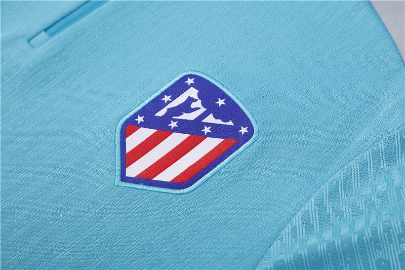 Conjunto Treino Atlético de Madrid 24/25 - Versão Jogador - Azul e cinza