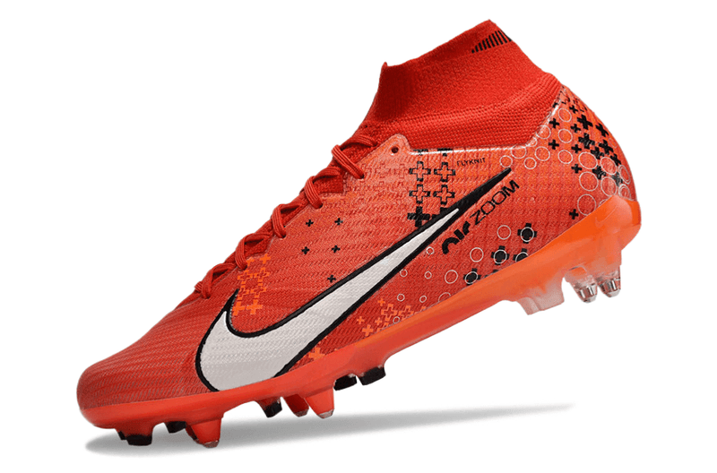 Chuteira Trava Mista Nike Air Zoom Mercurial Superfly 9 Elite Ponta de Aluminio Vermelha "Dream Speed 7"