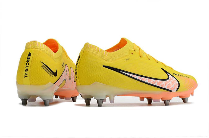 Chuteira Trava Mista Nike Air Zoom Mercurial Vapor 15 Elite Trava Mista Amarela "Lucent Pack"