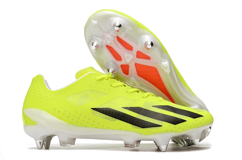 Chuteira Adidas X Crazyfast+ Ponta de Aluminio Verde "	Solar Energy"