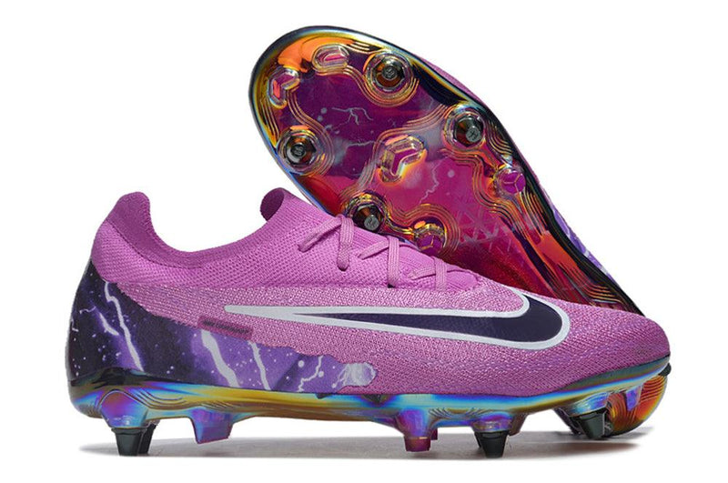 Chuteira Trava Mista Nike Phantom GX Elite Trava Mista Roxa "Thunder"
