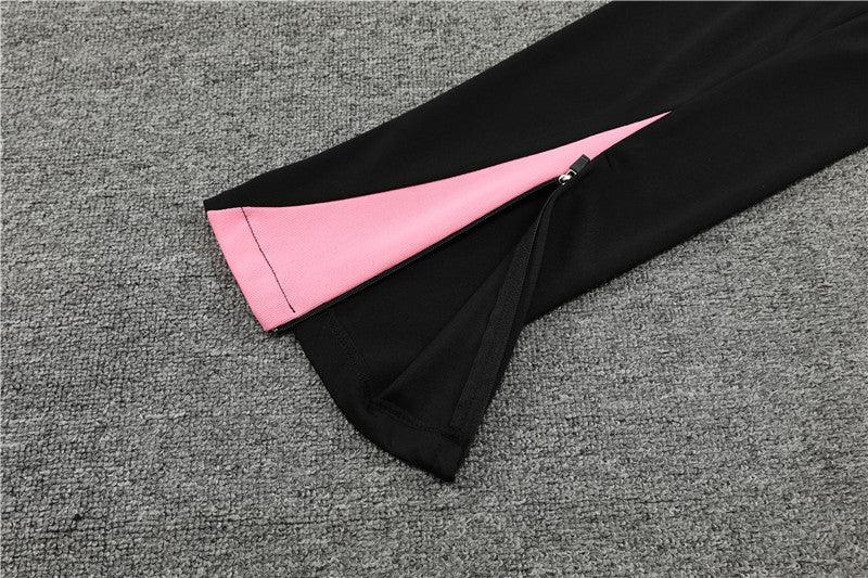 Conjunto Treino PSG 24/25 - Versão Jogador - Cinza, rosa e preto