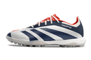 Chuteira Society Adidas Predator Elite TF Prata e Azul "Roteiro Pack"