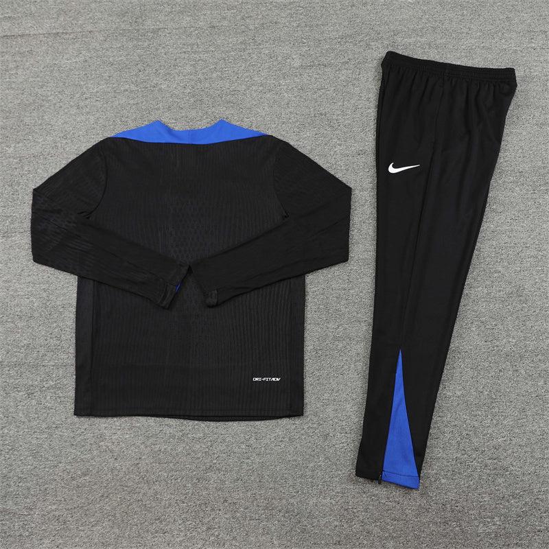Conjunto Treino França 24/25 - Versão Jogador - Preto