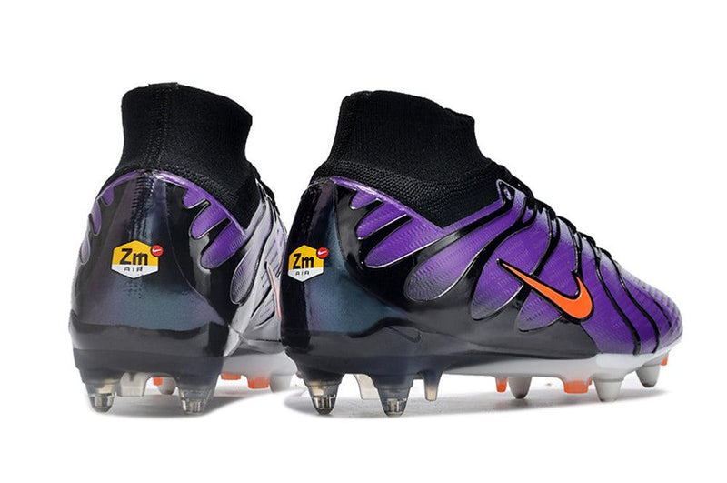 Chuteira Trava Mista Nike Air Zoom Mercurial Superfly 9 Elite - Roxa "Air Max TN"