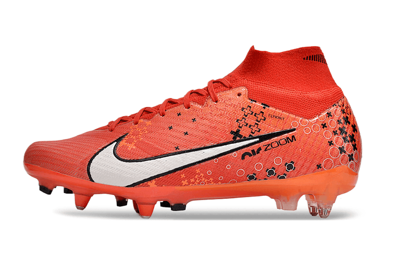 Chuteira Trava Mista Nike Air Zoom Mercurial Superfly 9 Elite Ponta de Aluminio Vermelha "Dream Speed 7"